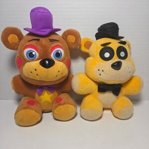 Five Nights at Freddy's FNAFRockstar Freddy & Golden Freddy Plush Set 2 Funko